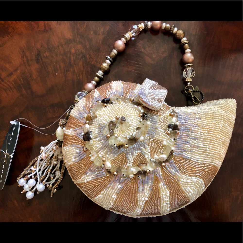 Mary Frances Nautilus Ocean Sea Shell Handbag